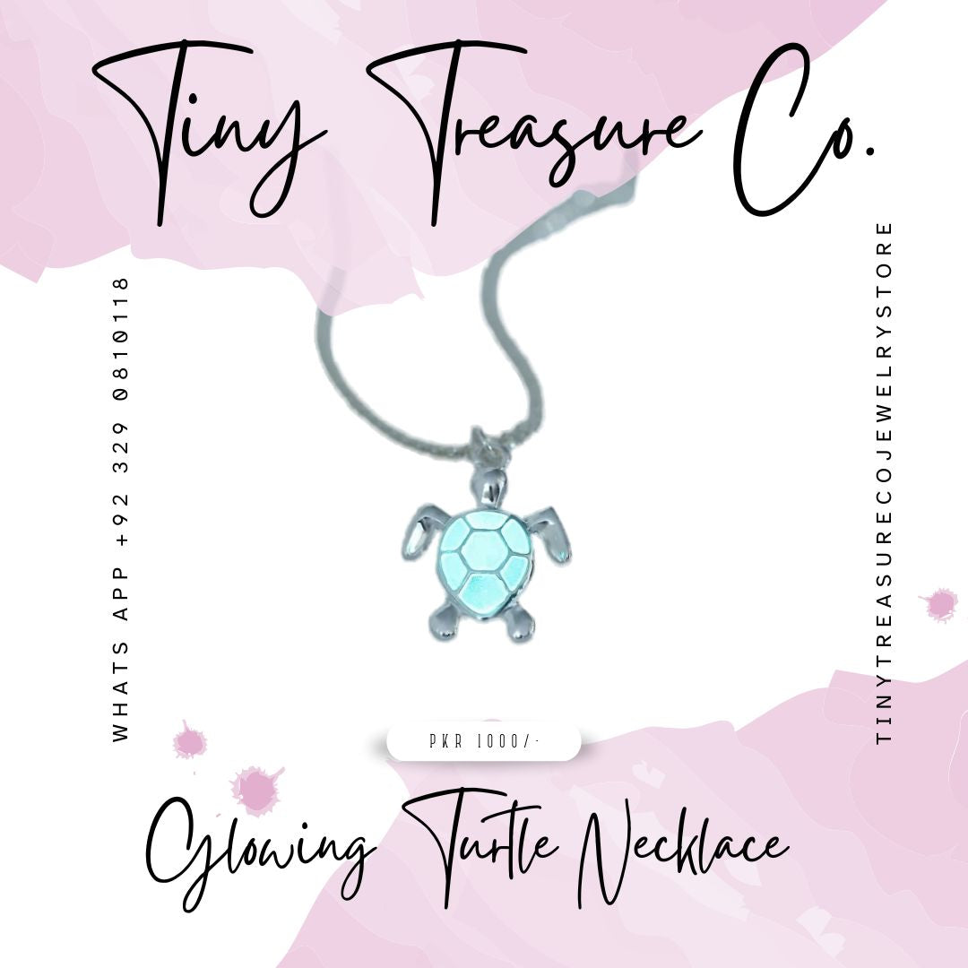 Glowing Turtle Necklace