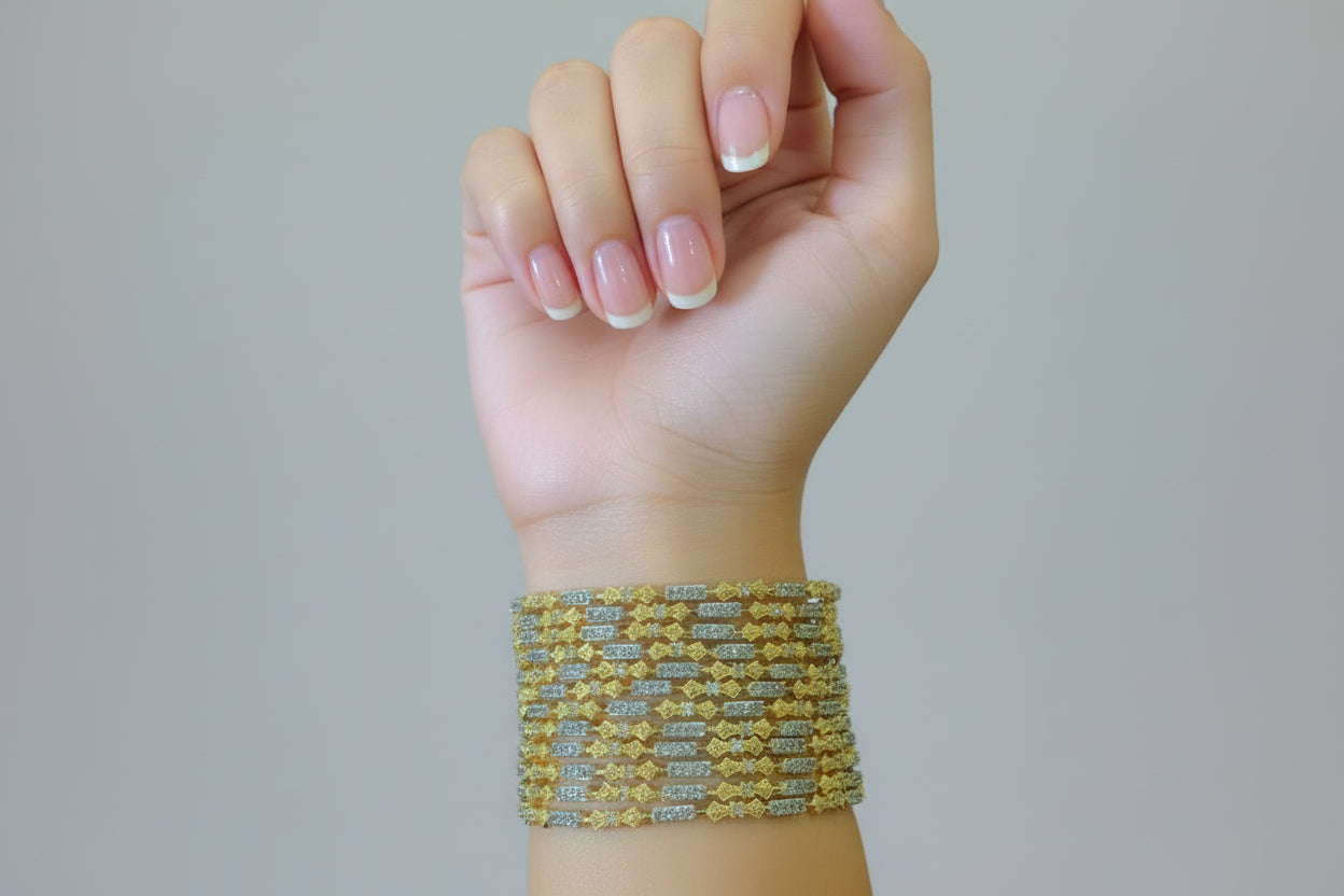 Bangles 01 - 02 pcs - American Diamond