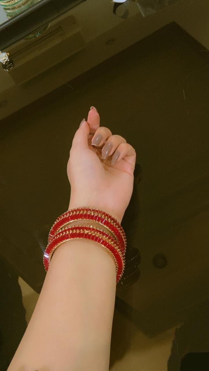 Zircon Bangle - 3 Sided