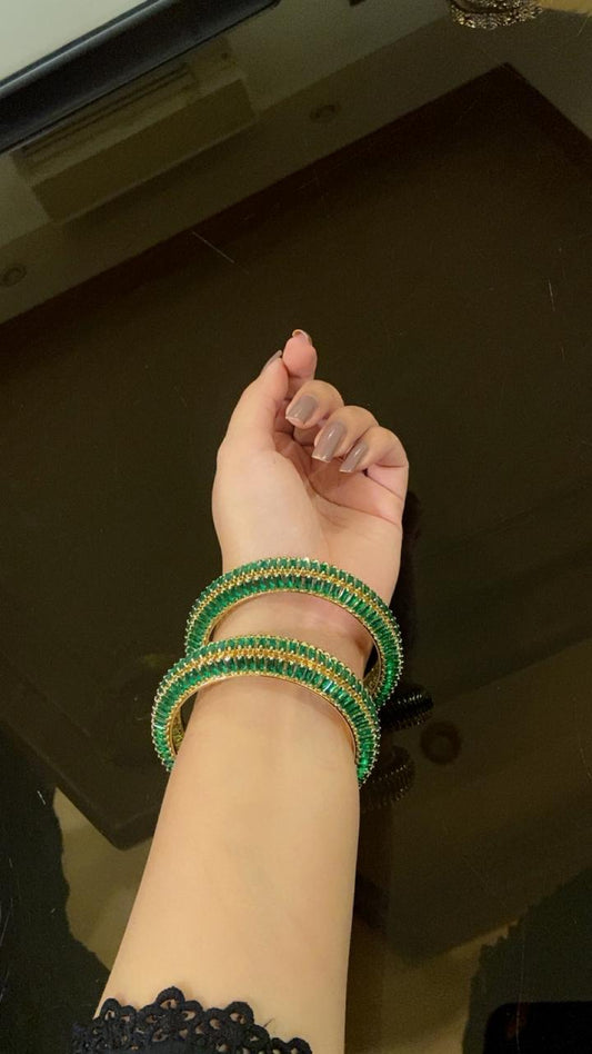 Zircon Bangle - 3 Sided