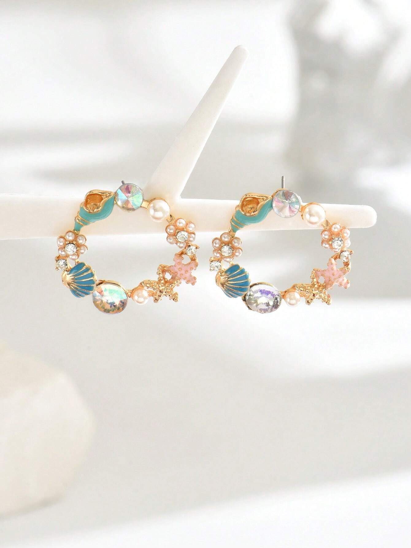 Seashell Studs