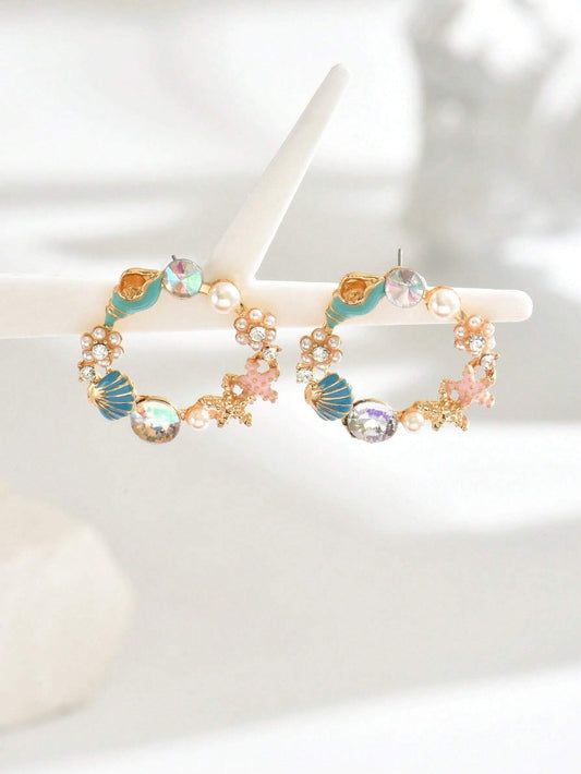 Seashell Studs