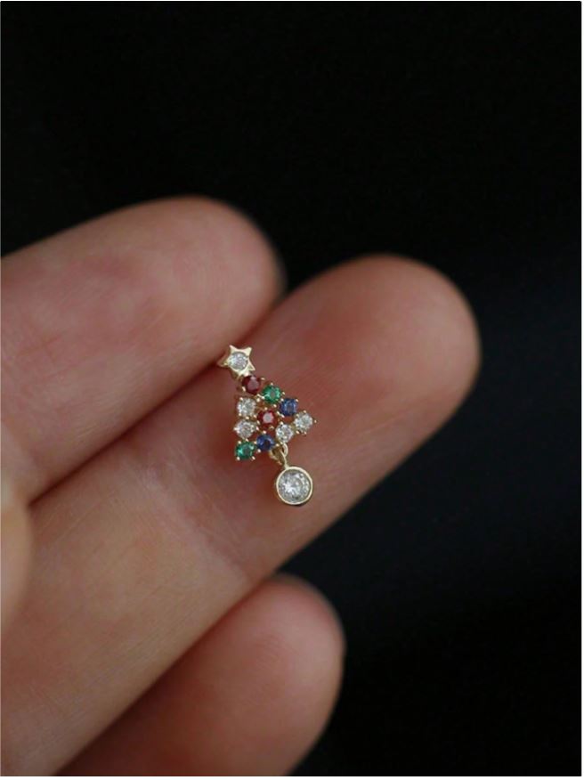 Christmas Tree Studs