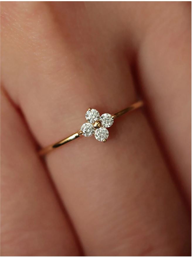 Four Clover Ring