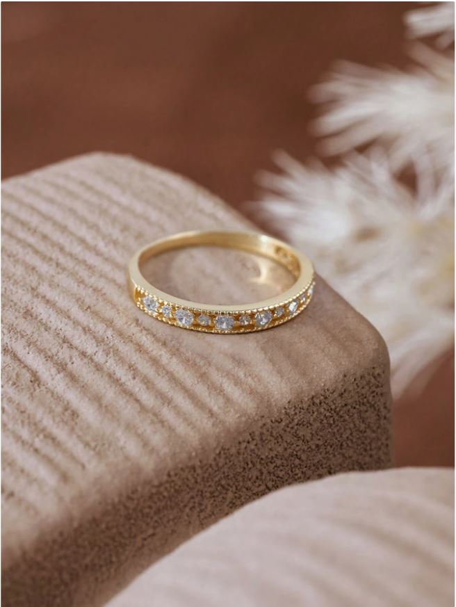 Retro Court Style Vintage Ring