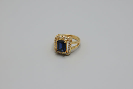 A2 Medium size adjustable zircon ring