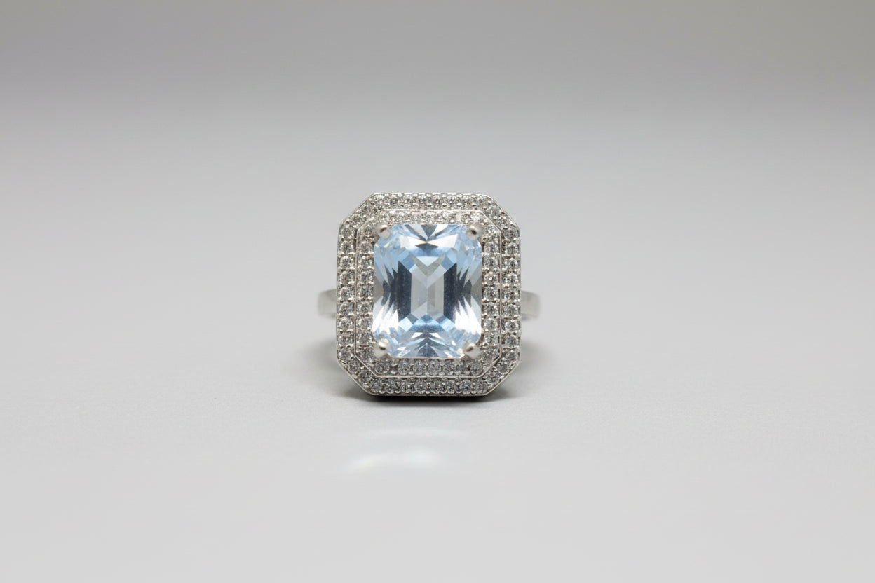 A3 Adjustable Zircon Ring