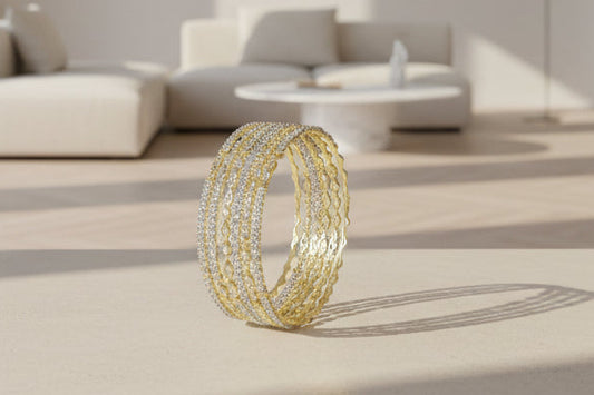 Bangle 02 - 2 pcs - American Diamond
