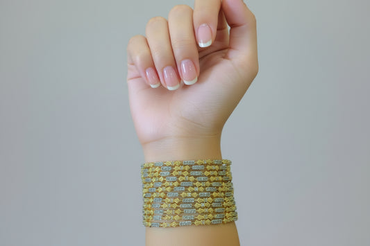 Bangles 01 - 02 pcs - American Diamond