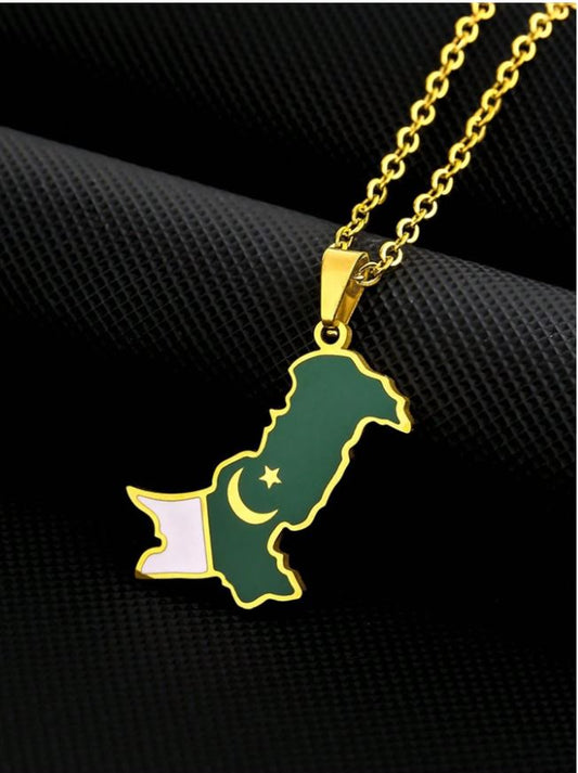 Pakistan Flag Necklace